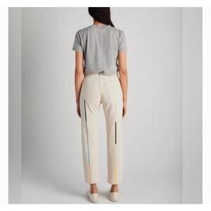 Still Here Tate Jeans Rainbow Cloud Jeans in Cream Bone Size 25